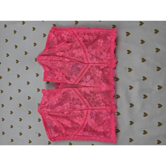 Victorias Secret NEON Lace Push Up Bralette Bustier Top Bra Small - Picture 1 of 5
